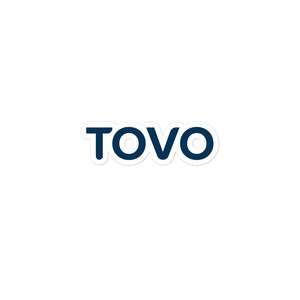 Bubble-free TOVO Only Logo sticker