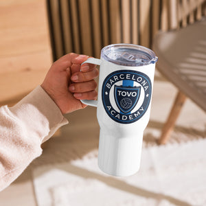TOVO Academy Travel mug with a handle
